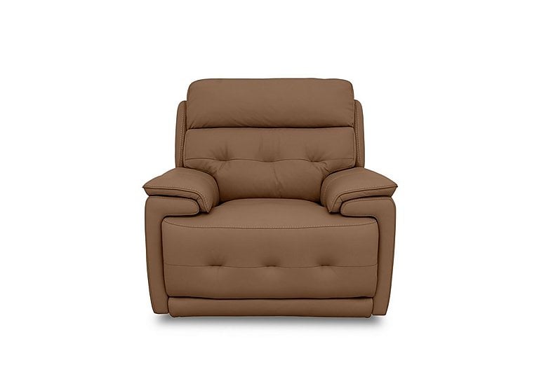 Brescia Leather Chair - Pecan