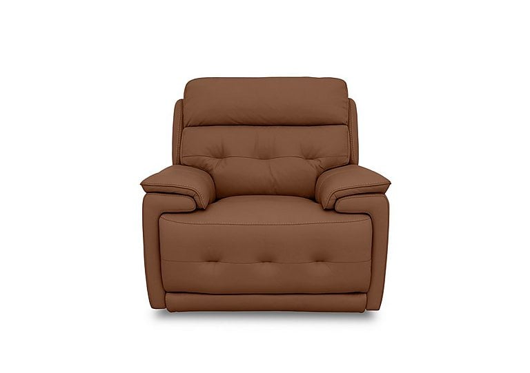 Brescia Leather Chair - Warm Brown