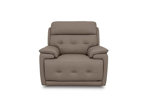 Brescia Leather Chair  Fawn | Bed Sava