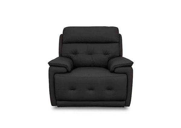 Brescia Leather Chair  Shale Grey | Bed Sava