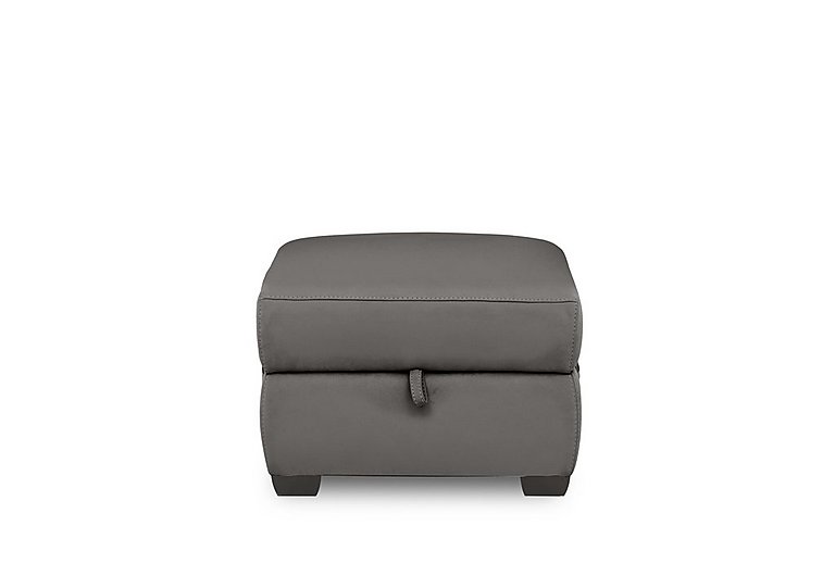 Brescia BV Leather Storage Footstool - BV Elephant