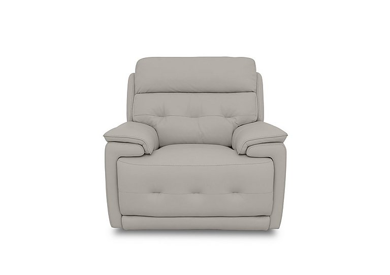 Brescia NC Leather Power Recliner Chair with Power Headrest - Feather
