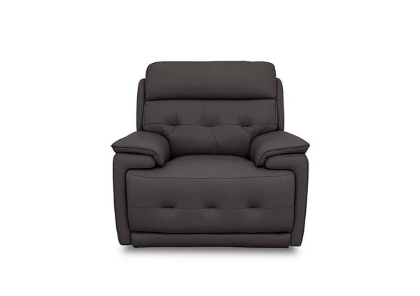 Brescia NC Leather Power Recliner Chair with Power Headrest | Bed Sava
