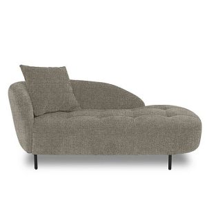 Bridgerton Fabric Chaise Longue  Sand | Bed Sava