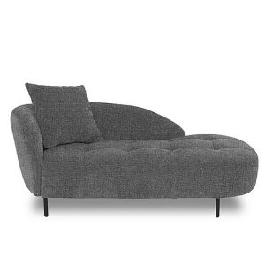 Bridgerton Fabric Chaise Longue  Ash | Bed Sava
