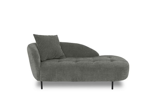Bridgerton Fabric Chaise Longue  Dolphin | Bed Sava
