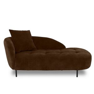 Bridgerton Fabric Chaise Longue  R06 Caramel | Bed Sava