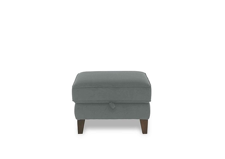 Brondby Fabric Storage Footstool - R20 Pewter