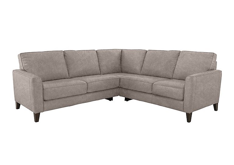 Brondby Large Fabric Corner Sofa - Grey