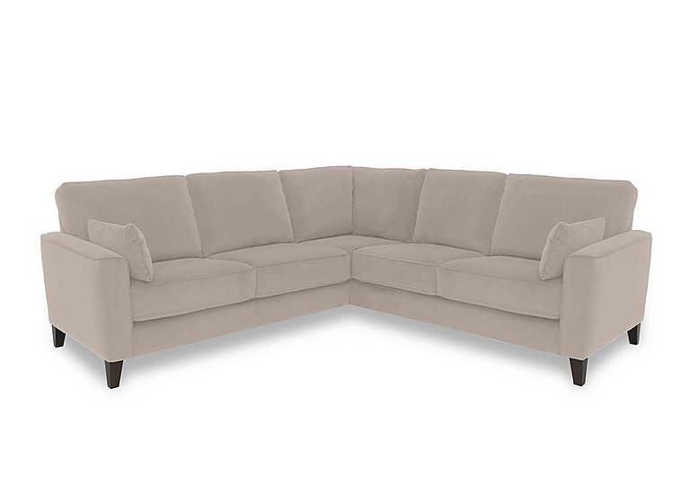 Brondby Large Fabric Corner Sofa - R32 Light Khaki
