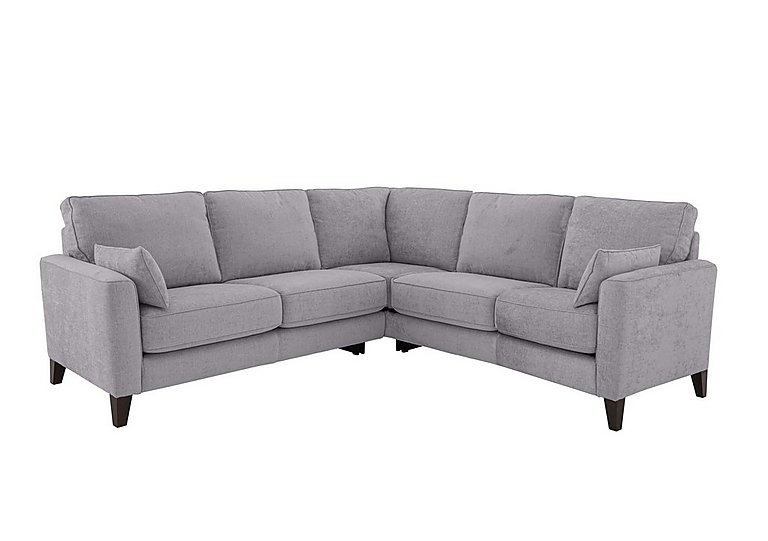 Brondby Large Fabric Corner Sofa - R27 Pewter