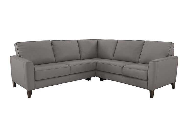 Brondby Large BV Leather Corner Sofa - BV Elephant