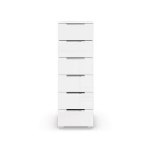 Rauch  Cairns 6 Drawer Chest  White | Bed Sava