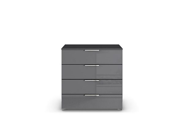 Rauch  Cairns 4 Drawer Narrow Chest  Graphite | Bed Sava