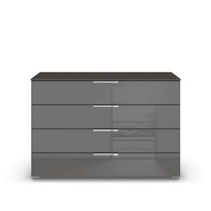 Rauch  Cairns 4 Drawer Wide Chest  Graphite | Bed Sava