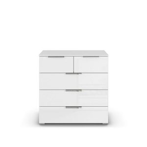 Rauch  Cairns 3+2 Drawer Chest  White | Bed Sava