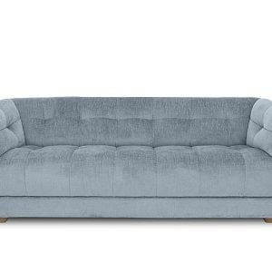 At The Helm  Cartier Fabric 4 Seater Sofa  Boathouse Blue | Bed Sava