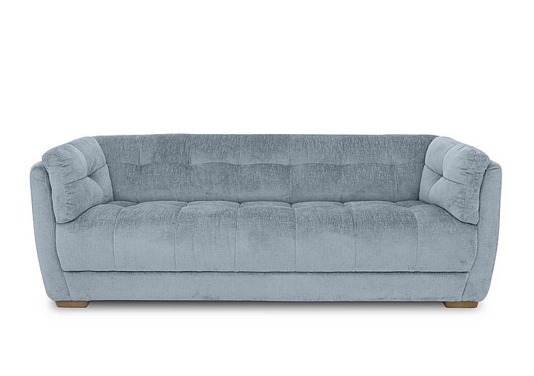 At The Helm  Cartier Fabric 4 Seater Sofa  Boathouse Blue | Bed Sava
