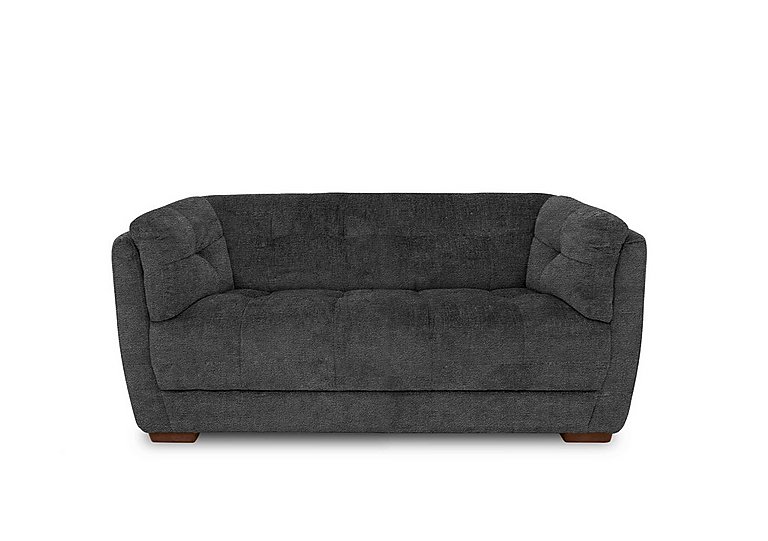 At The Helm - Cartier Fabric 2 Seater Sofa - Moonstone with Walnut Feet