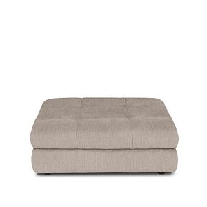 At The Helm  Cartier Fabric Footstool  Bailey Brown | Bed Sava
