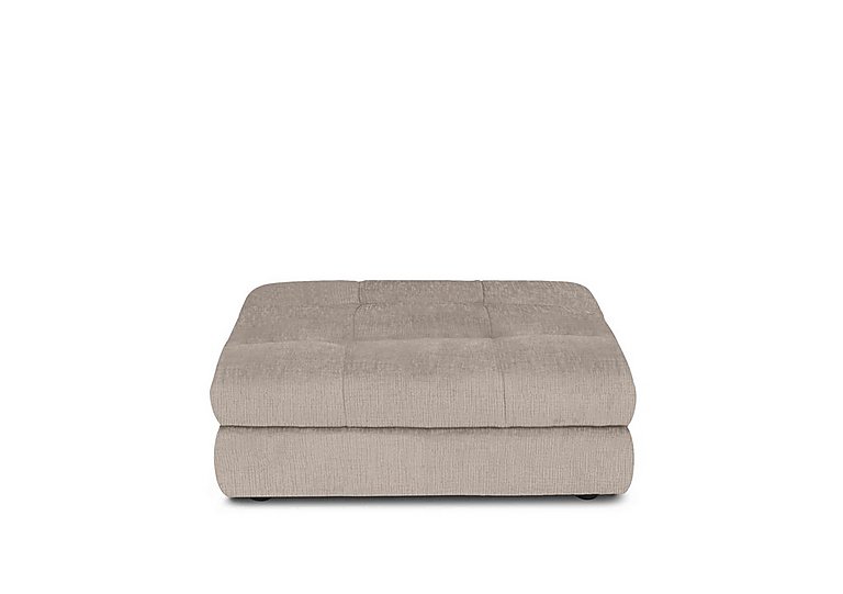 At The Helm - Cartier Fabric Footstool - Bailey Brown