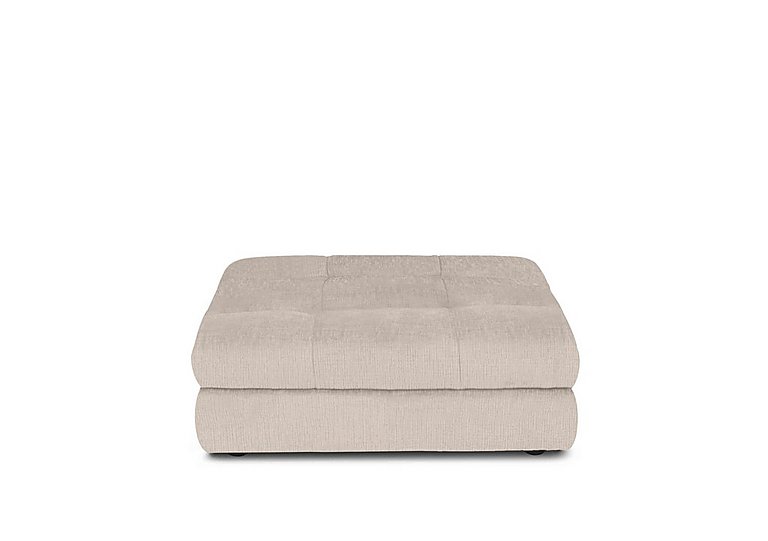 At The Helm - Cartier Fabric Footstool - Stone