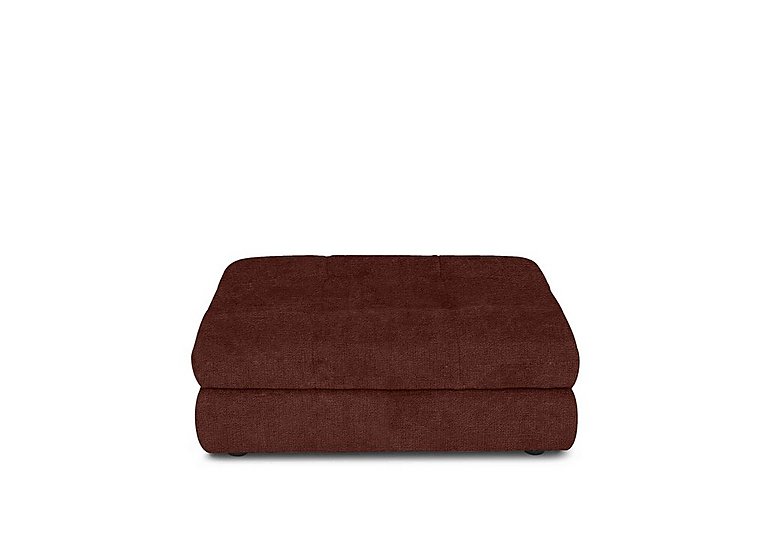 At The Helm - Cartier Fabric Footstool - Tawny