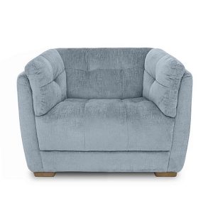 At The Helm  Cartier Fabric Snuggler Chair  Boathouse Blue | Bed Sava
