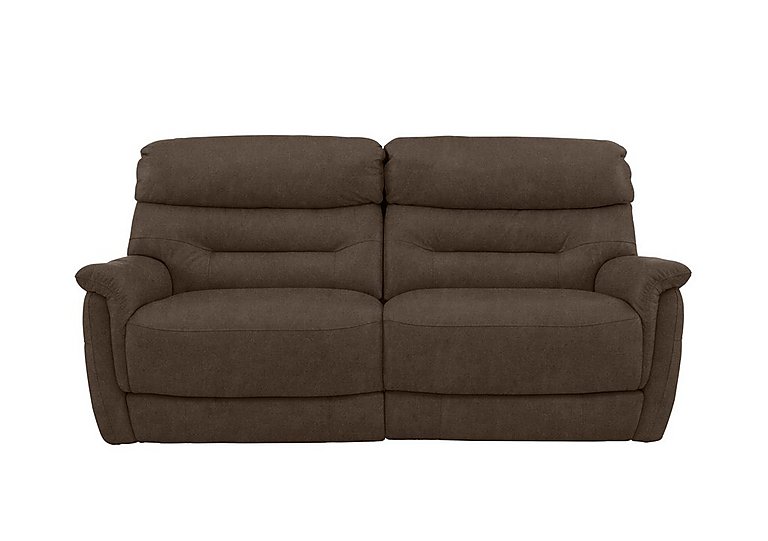 Chicago 3 Seater Fabric Power Recliner Sofa - Dark Grey