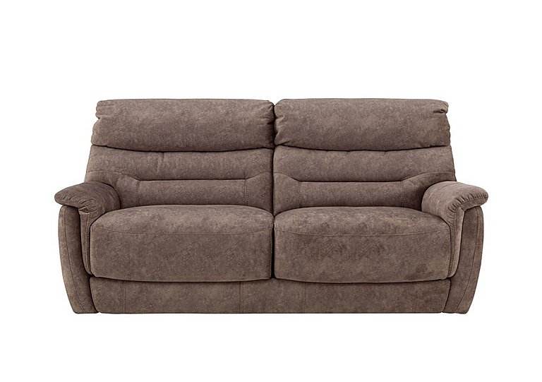 Chicago 3 Seater Fabric Power Recliner Sofa - Mink