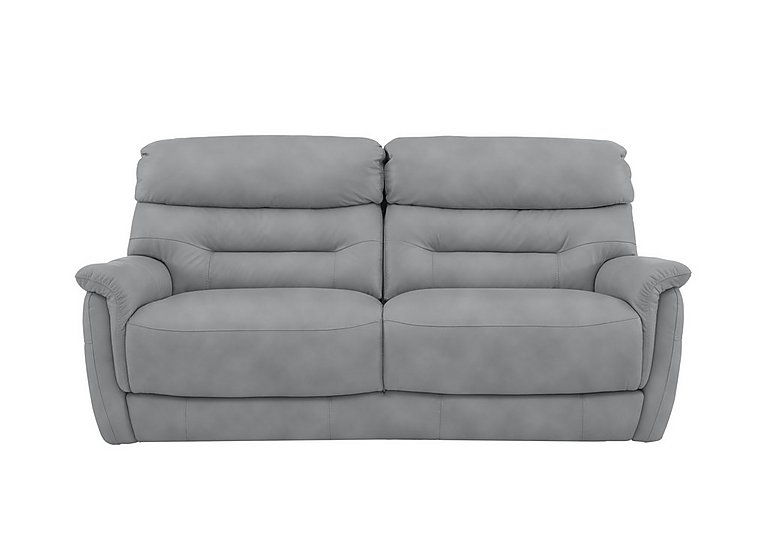 Chicago 3 Seater Fabric Sofa - Bluish Grey