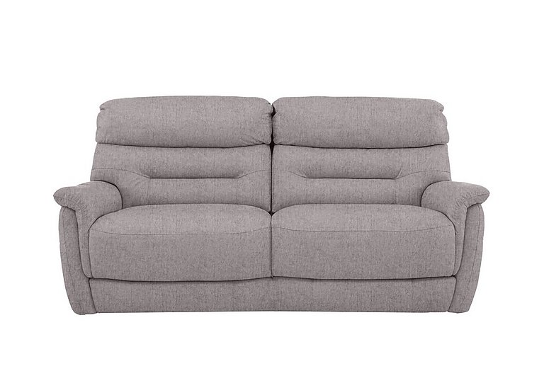 Chicago 3 Seater Fabric Sofa - R27 Pewter