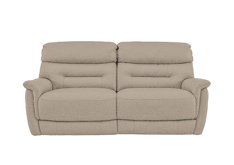 Chicago 3 Seater Fabric Power Recliner Sofa - R28 Beige