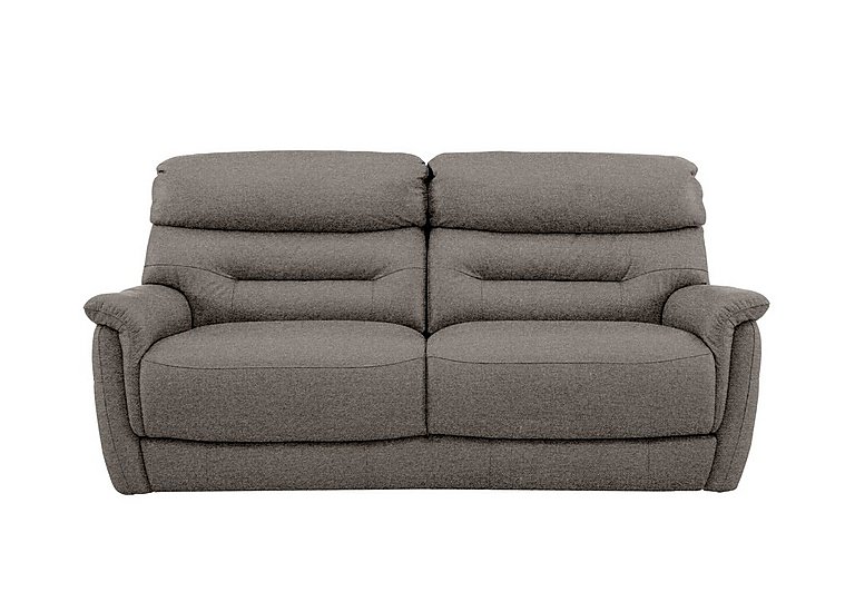 Chicago 3 Seater Fabric Sofa - Charcoal Grey