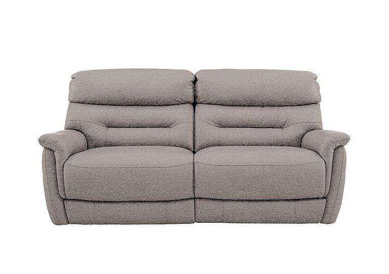 Chicago 3 Seater Fabric Battery Recliner Sofa - Wild Dove
