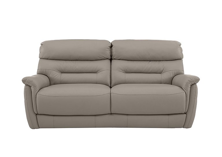 Chicago 3 Seater HW Leather Sofa - Feather