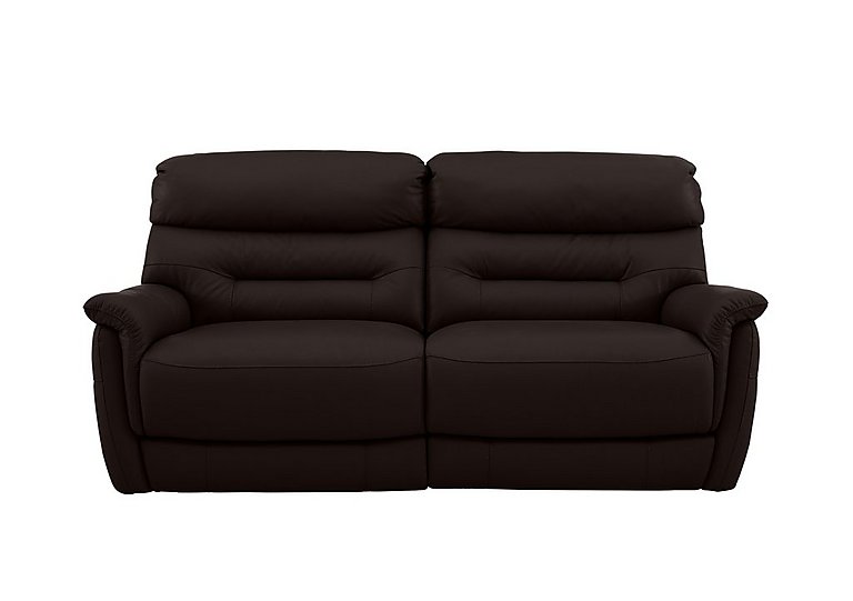 Chicago 3 Seater HW Leather Power Recliner Sofa - Expresso