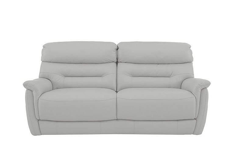 Chicago 3 Seater NC Leather Sofa - Grey