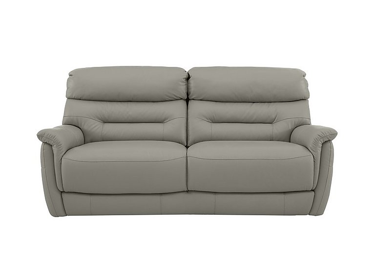 Chicago 3 Seater NC Leather Sofa - Feather
