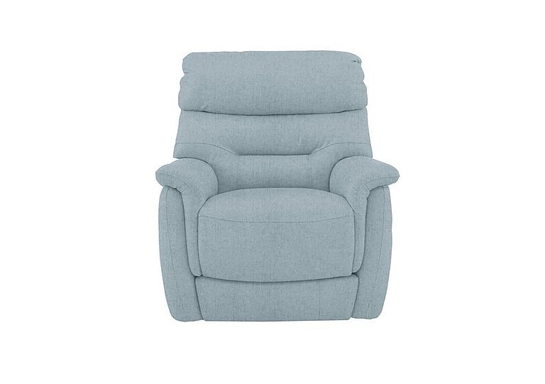 Chicago Fabric Armchair - Baby Blue