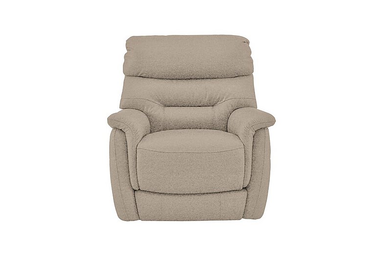 Chicago Fabric Power Recliner Armchair - R28 Beige
