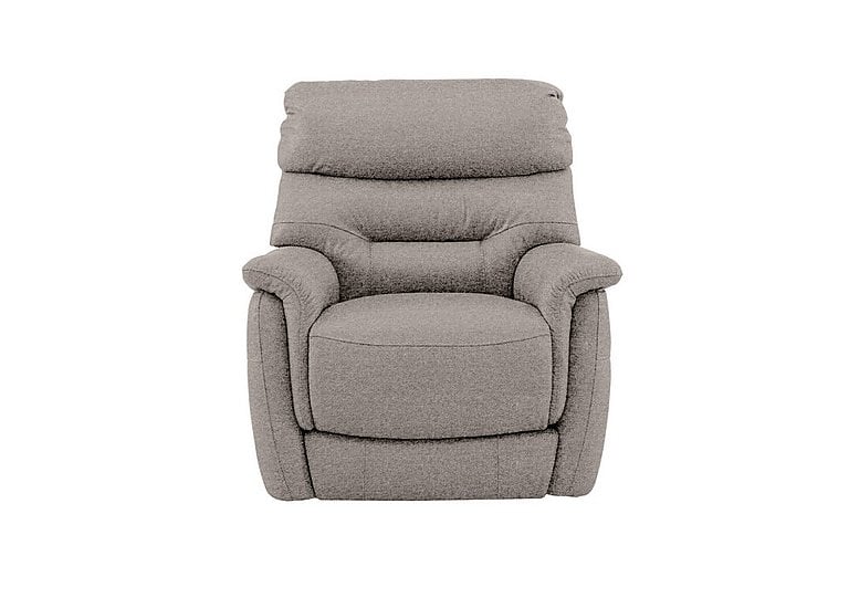Chicago Fabric Armchair with Battery Recliner - Wild Dove
