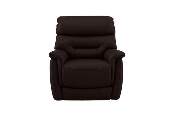 Chicago Leather Armchair  Dark Brown | Bed Sava