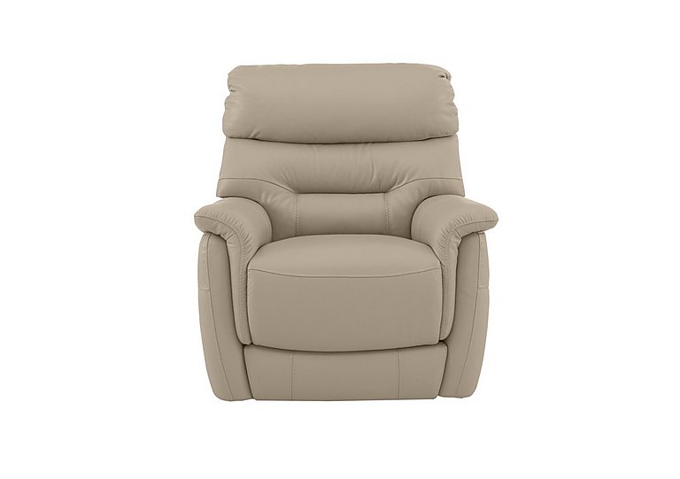 World of Leather - Chicago BV Leather Armchair - Dapple Grey
