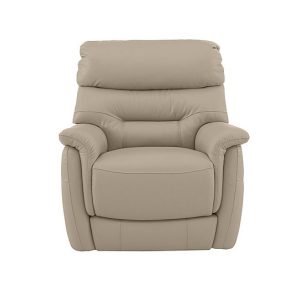 Chicago BV Leather Power Recliner Armchair  Dapple Grey | Bed Sava