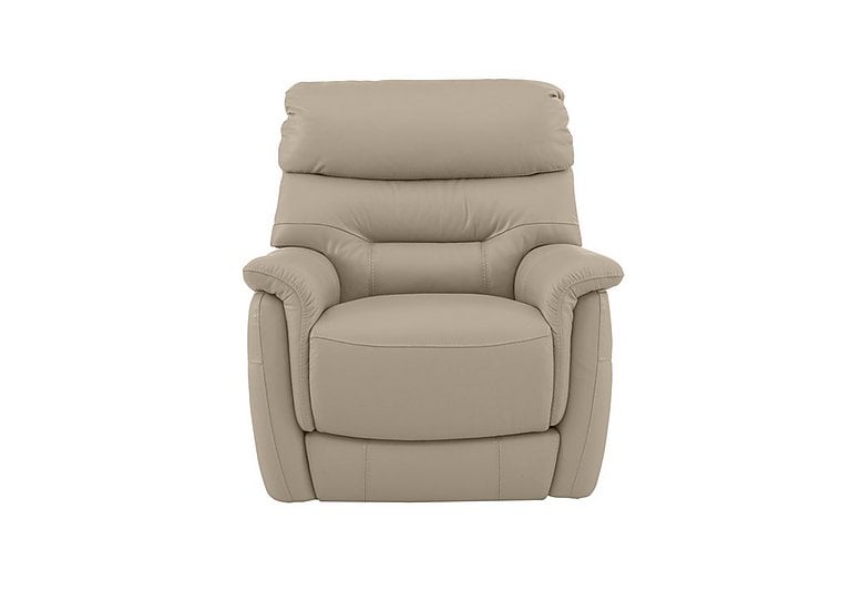 Chicago BV Leather Power Recliner Armchair - Dapple Grey