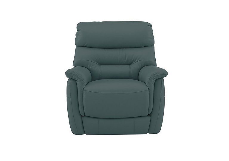 World of Leather - Chicago BV Leather Armchair - BV Lake Green