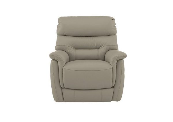 World of Leather  Chicago BV Leather Armchair  BV Taupe | Bed Sava
