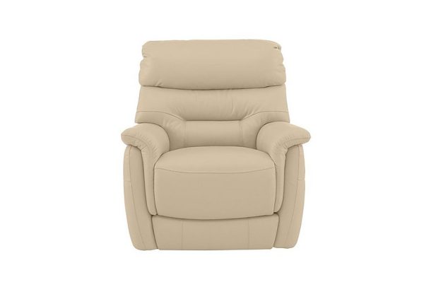 World of Leather  Chicago BV Leather Armchair  BV Bisque | Bed Sava