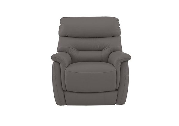 Chicago BV Leather Power Recliner Armchair  BV Elephant | Bed Sava